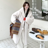 【】时尚气质连帽长款大衣毛球系2D111-A1092P220K335，女装皮草，2D111