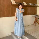 【新款】设计感蓝色连衣裙夏季2D111-SMQ001P135K188，女装连衣裙，2D111