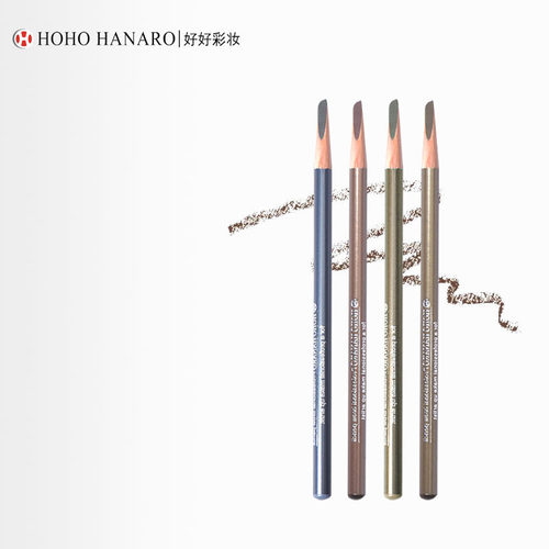 持久hoho硬芯砍刀型木质眉笔