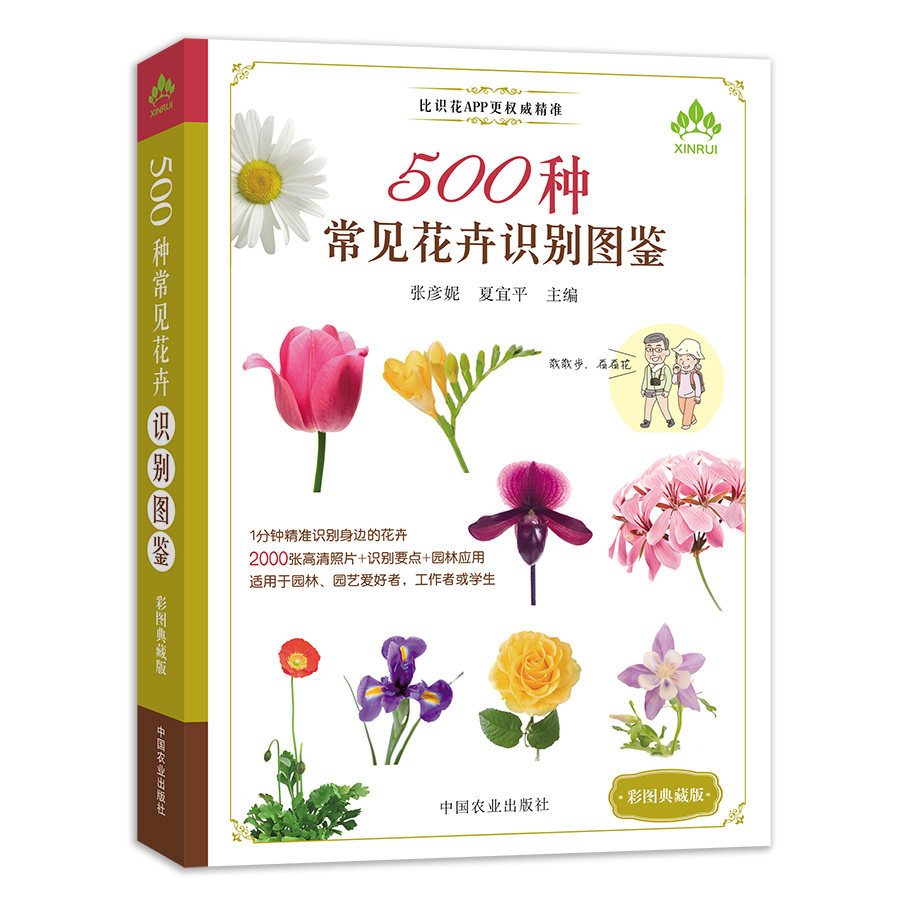 2000张高清彩图500种常见花卉识别图鉴大百科全书公园花草树木常见