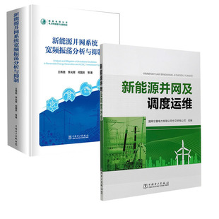 全2册 新能源并网及调度运维新能源并网系统宽频振荡分析与抑制新能源企业管理人员指导手册新能源场站运行检修人员培训教材