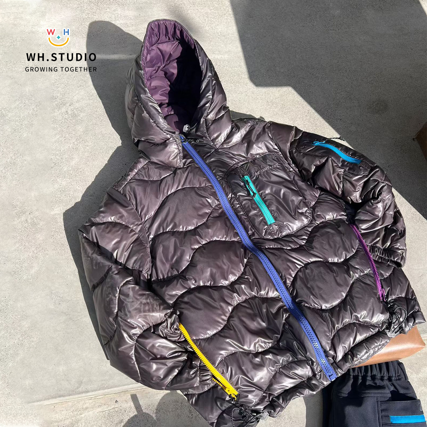 巨保暖90白鸭绒儿童连帽羽绒服