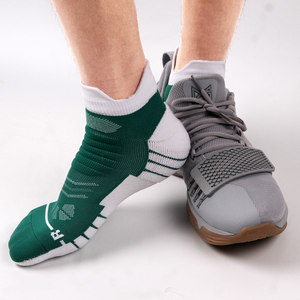 篮球袜子男薄款四季运动袜毛巾底