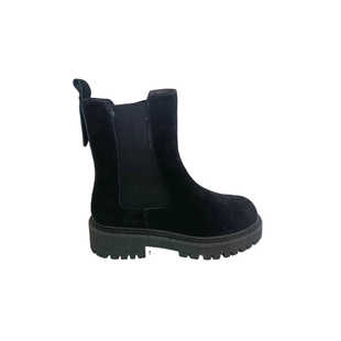 37码右脚单只鞋磨砂皮残疾人士加绒切尔西靴特殊人群真皮短筒靴子