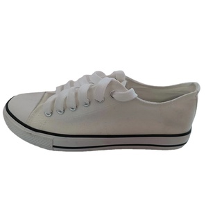 39码左脚单只板鞋残障人士女鞋白色注塑帆布鞋脚部残疾人穿的鞋子