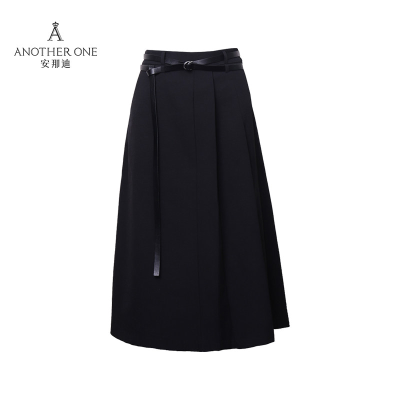 ANOTHER ONE安那迪简约时尚通勤职场利落优雅气场A字高腰半裙,女装/女士精品,半身裙,淘宝优惠券,粉丝福利购,淘宝优惠卷
