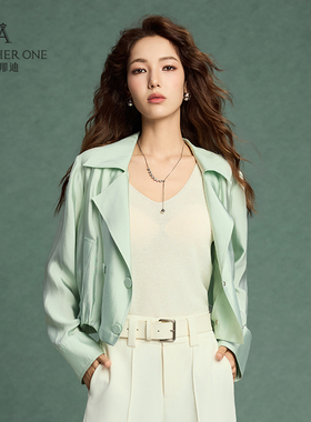 ANOTHER ONE安那迪V领气质挂脖飘带针织小衫女韩系设计感小