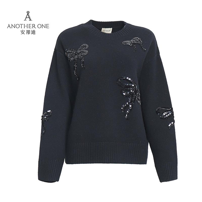 ANOTHERONE时尚百搭圆领毛衣