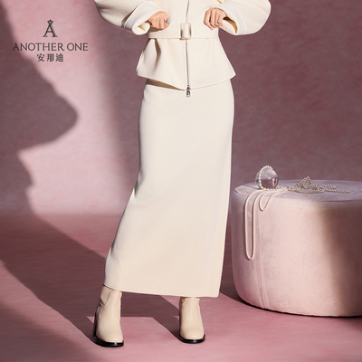 安那迪清冷气质针织半身裙