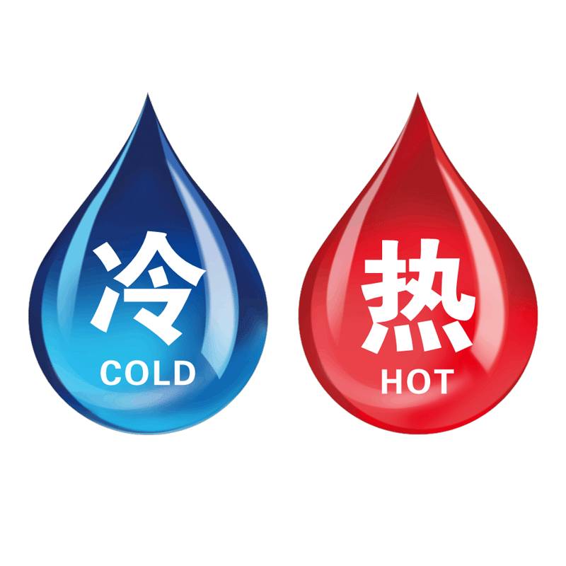 光辉亚克力高清防水冷热标识牌