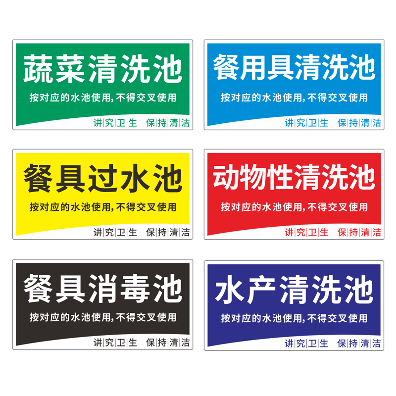 光辉高清防水亚克力4D厨房标识