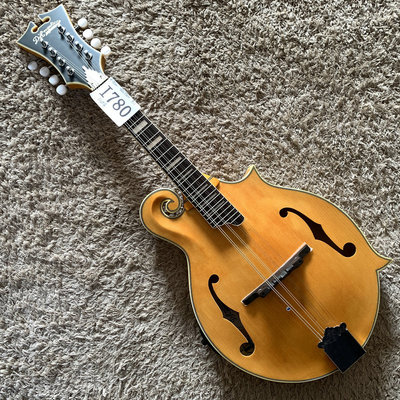 美国安吉利克 D'Angelico曼陀铃吉他云杉虎纹枫木全单板库存微瑕