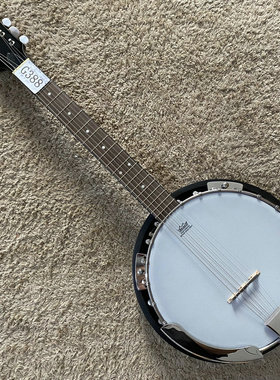 出口Rogue 6弦班卓琴 Banjo斑鸠琴REMO 进口鼓皮 渐变棕红色微瑕