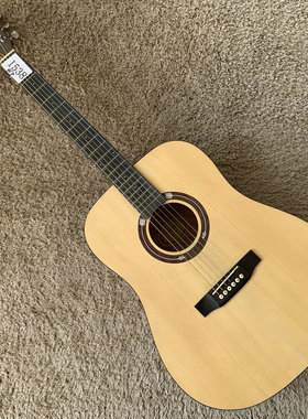 Sunlite 云杉桃花芯木民谣吉他41英寸原木色哑光库存 D桶圆角入门