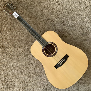 Sunlite 云杉桃花芯木民谣吉他41英寸原木色哑光库存 D桶圆角入门