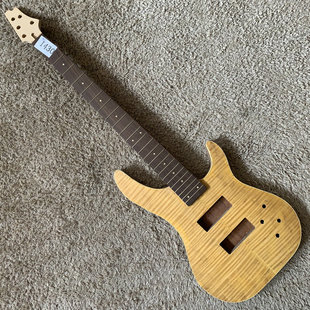 通体琴颈桃花芯琴体半成品DIY Bass 台湾工厂样品 5弦电贝斯贝司