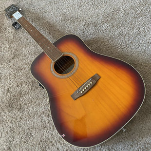 装饰道具琴 EKO电箱民谣木吉他合板 日落 圆角显旧库存瑕疵