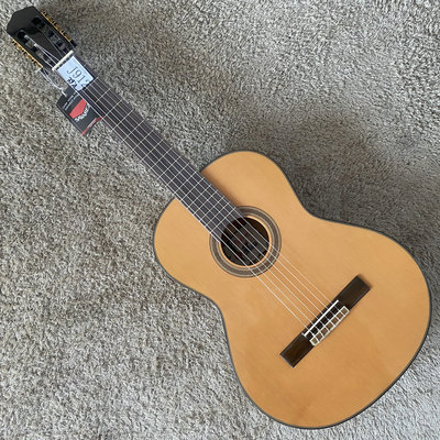 红松桃花芯木古典吉他全单板39英寸 4/4 库存原木色微瑕 专业级