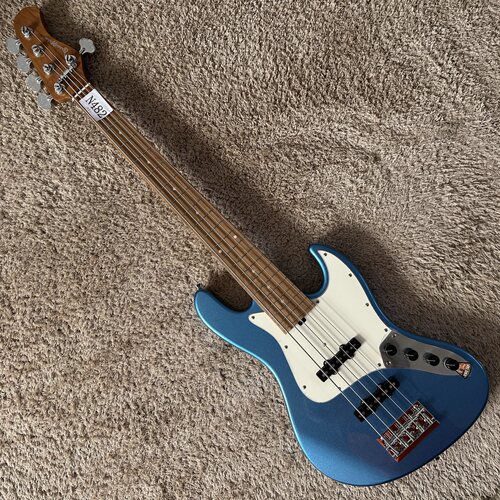 Bassmods 5弦电贝斯贝司 Jazz Bass JB德产线路主被动切换金属蓝