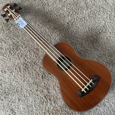 UBASS 30英寸4弦低音尤克里里贝斯 贝司合板电箱桃花芯木 胶弦