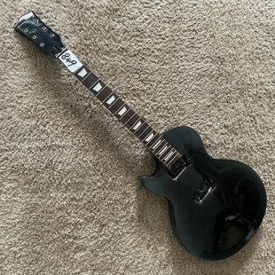 库存 Harley Benton LP DIY电吉他 半成品 黑色 微瑕疵 左手反手