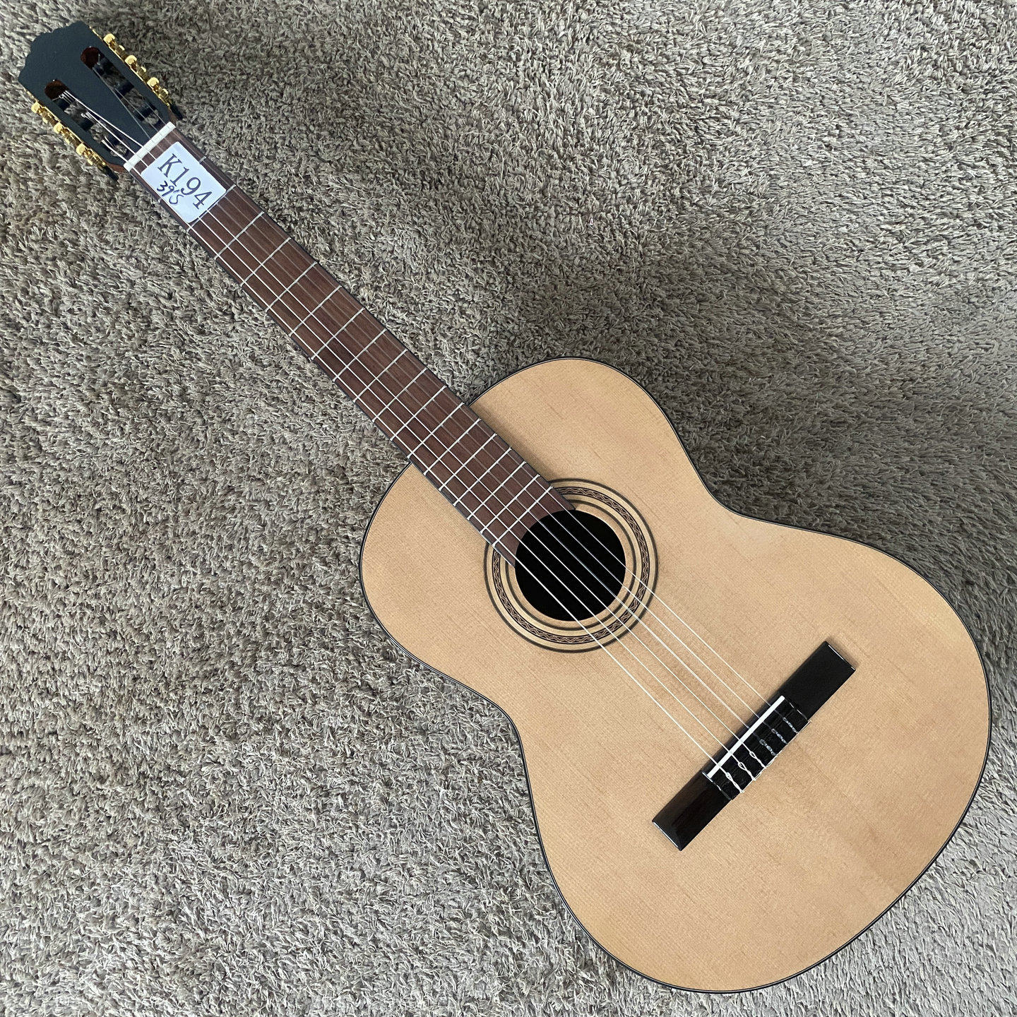 出口云杉玫瑰木古典吉他面单板39英寸4/4琴颈可调原木色专业级