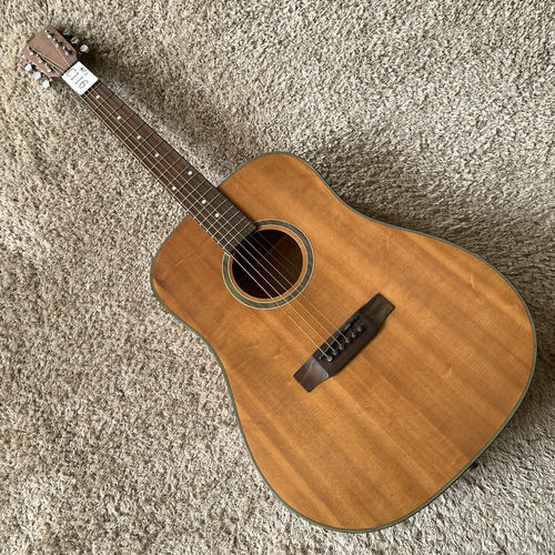 品牌 Caraya 歌利亚云杉木面单板民谣木吉他41寸库存 原木色 微瑕