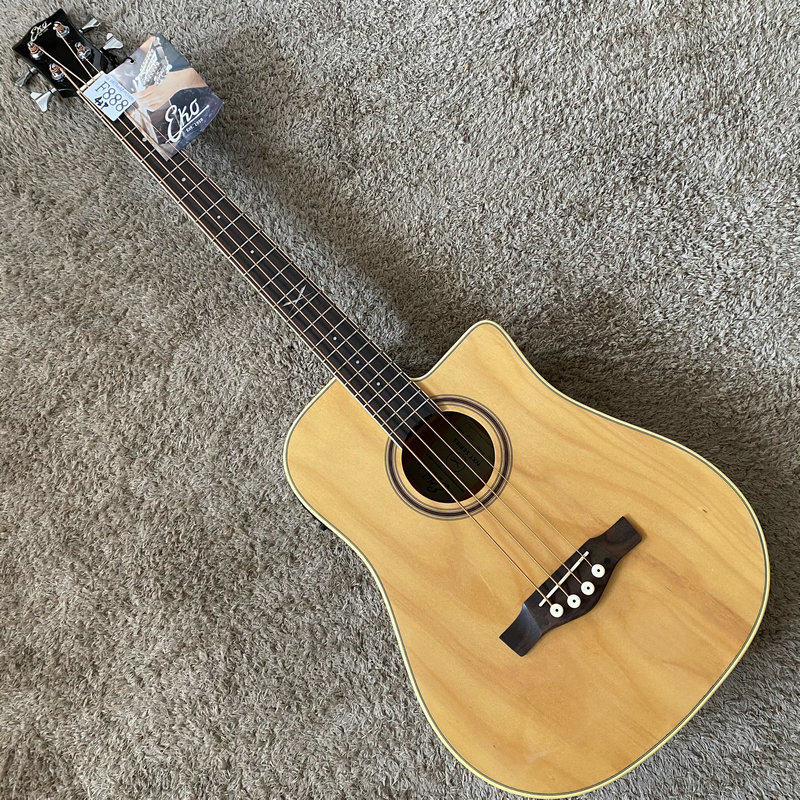 意大利品牌 EKO 4弦云杉桃花心木贝斯贝司合板 BASS 库存微瑕原木