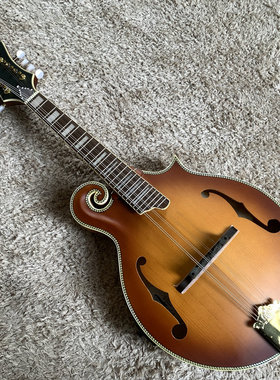 美国安吉利克 D'Angelico 曼陀铃吉他电箱 云杉枫木虎纹全单板