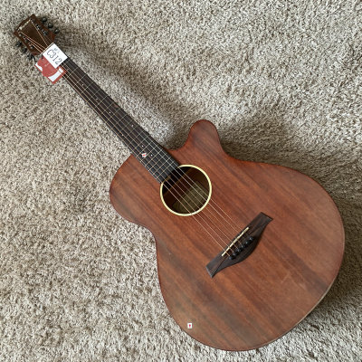 库存卢森 Rosen G23 桃花心木面单板民谣木吉他40英寸缺角入门