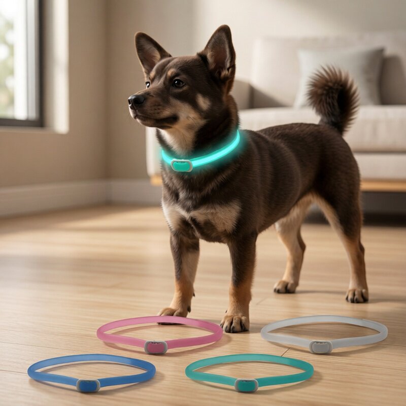 狗狗驱虫项圈夜光8个月发光宠物驱虫除虱子去螨虫猫咪防跳蚤