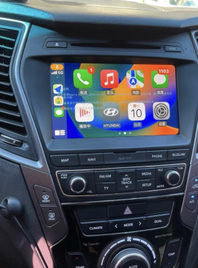 carplay中控屏导航胜达原厂