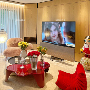 摩卡创意异形茶几奶油风ins设计师款 艺术不规则轻奢简约网红茶桌