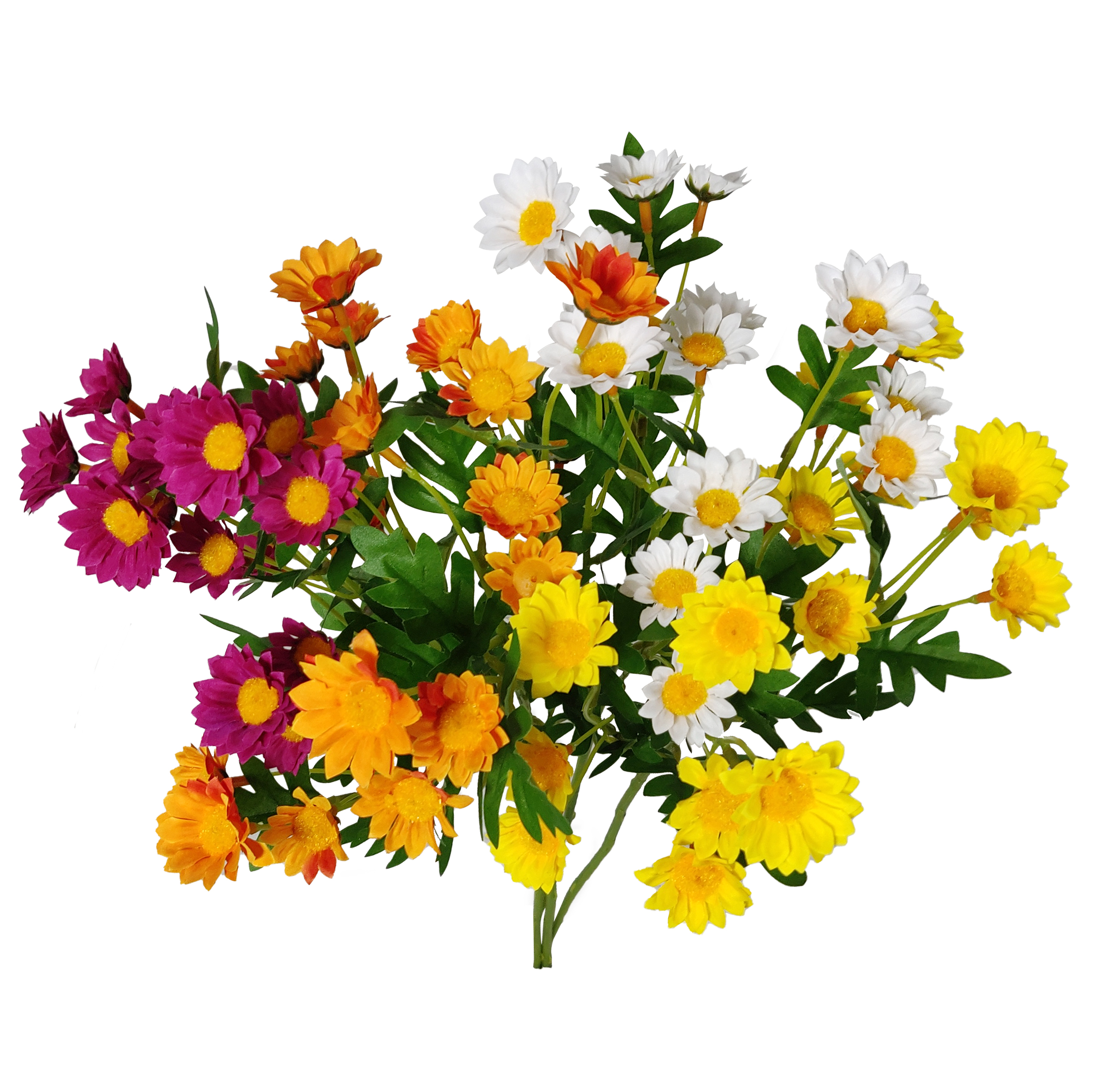 仿真花 雏菊 小菊花太阳菊绢花家居装饰 婚庆布置 路引花美陈用品