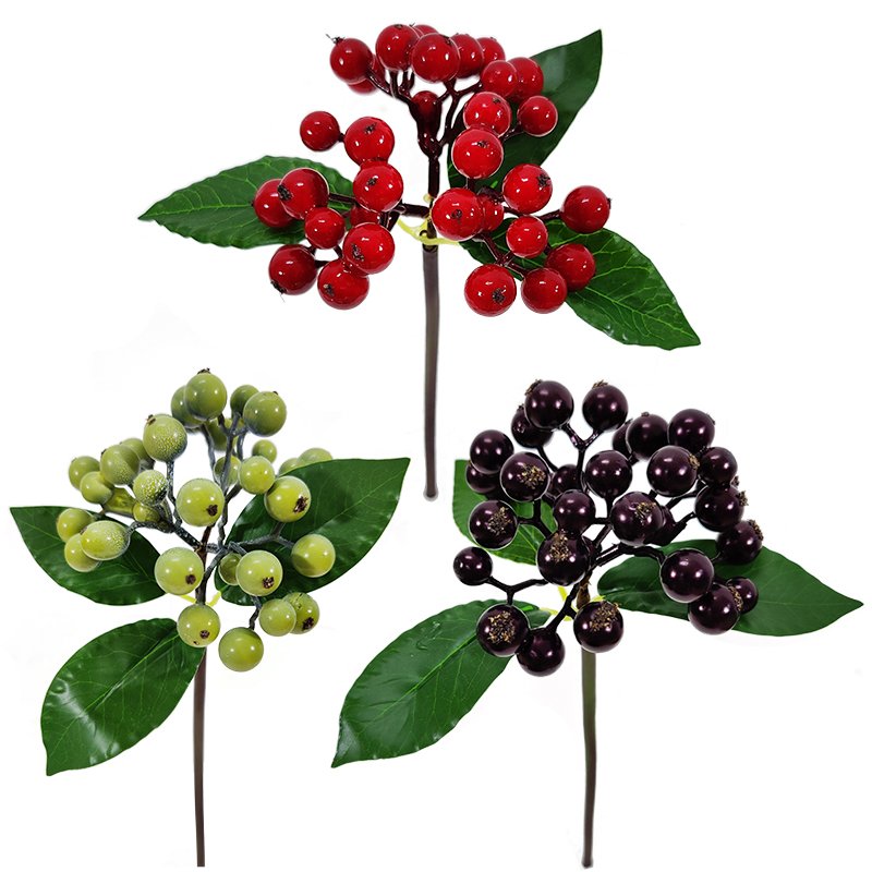 相思豆红色美陈摄影道具年宵花