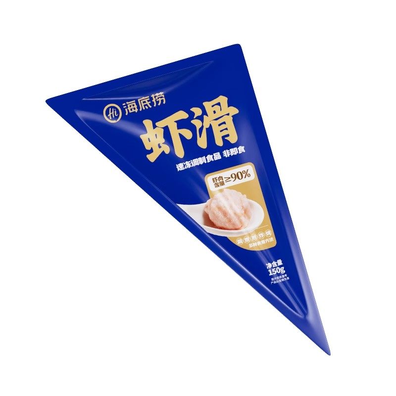 海底捞虾滑150g虾仁虾肉丸火锅食材海鲜半成品涮煮麻辣烫冷冻图片
