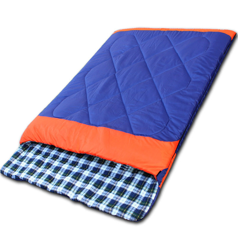 睡袋 三合一高级双人睡袋 户外成人露营野营信封式睡袋可拆卸平铺