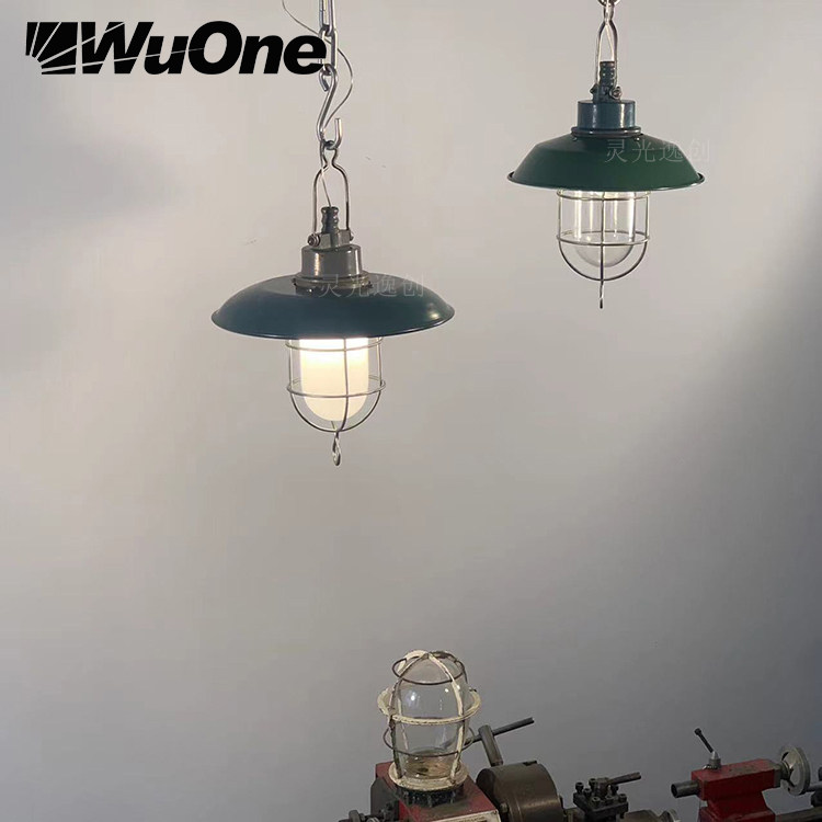 wuone灵光逸创复古工业风玻璃吊灯餐厅民宿火锅店酒吧奶茶店灯具