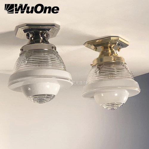 中古wuone灵光逸创玻璃吸顶灯