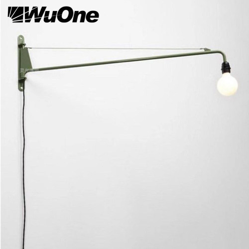 wuone灵光复古风工业铁艺壁灯具