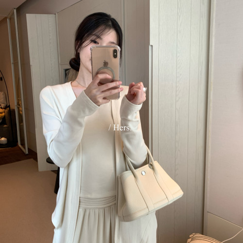 Hers-早冬上新低能量穿搭气质三件套开衫+背心+休闲裤套装67020
