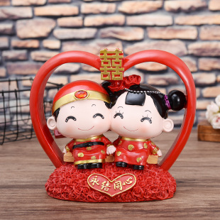 婚庆礼用品结婚情侣娃娃套装摆件礼物送新人闺蜜实用婚房布置装饰