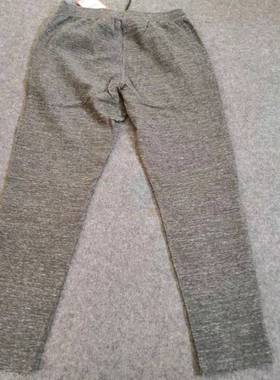 李宁 WOW 韦德之道DWADE黑色麻灰篮球运动针织长卫裤 AKLM683-2-4