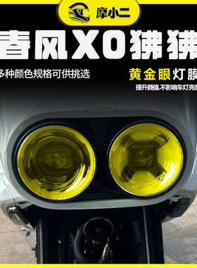 适用春风XO狒狒赛车手大灯膜尾灯膜仪表膜隐形车衣保护膜改装配件