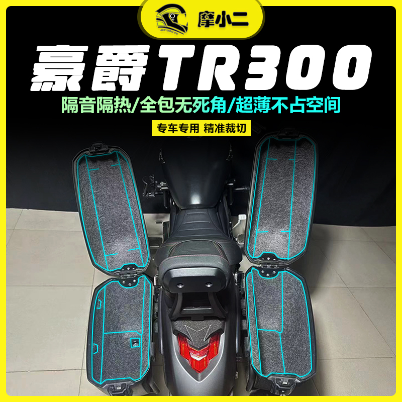 TR300后尾箱内衬垫防蹭头盔