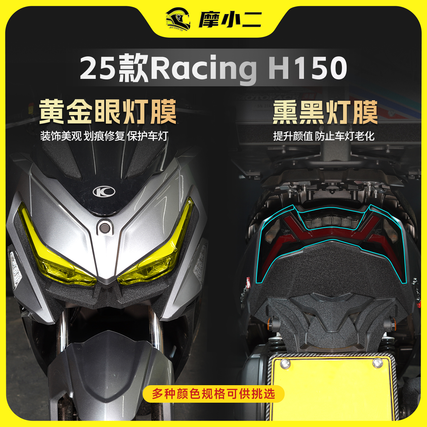 25款RacingH150灯膜TPU仪表膜