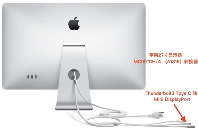 雷电3转显示器USB-C转miniDP
