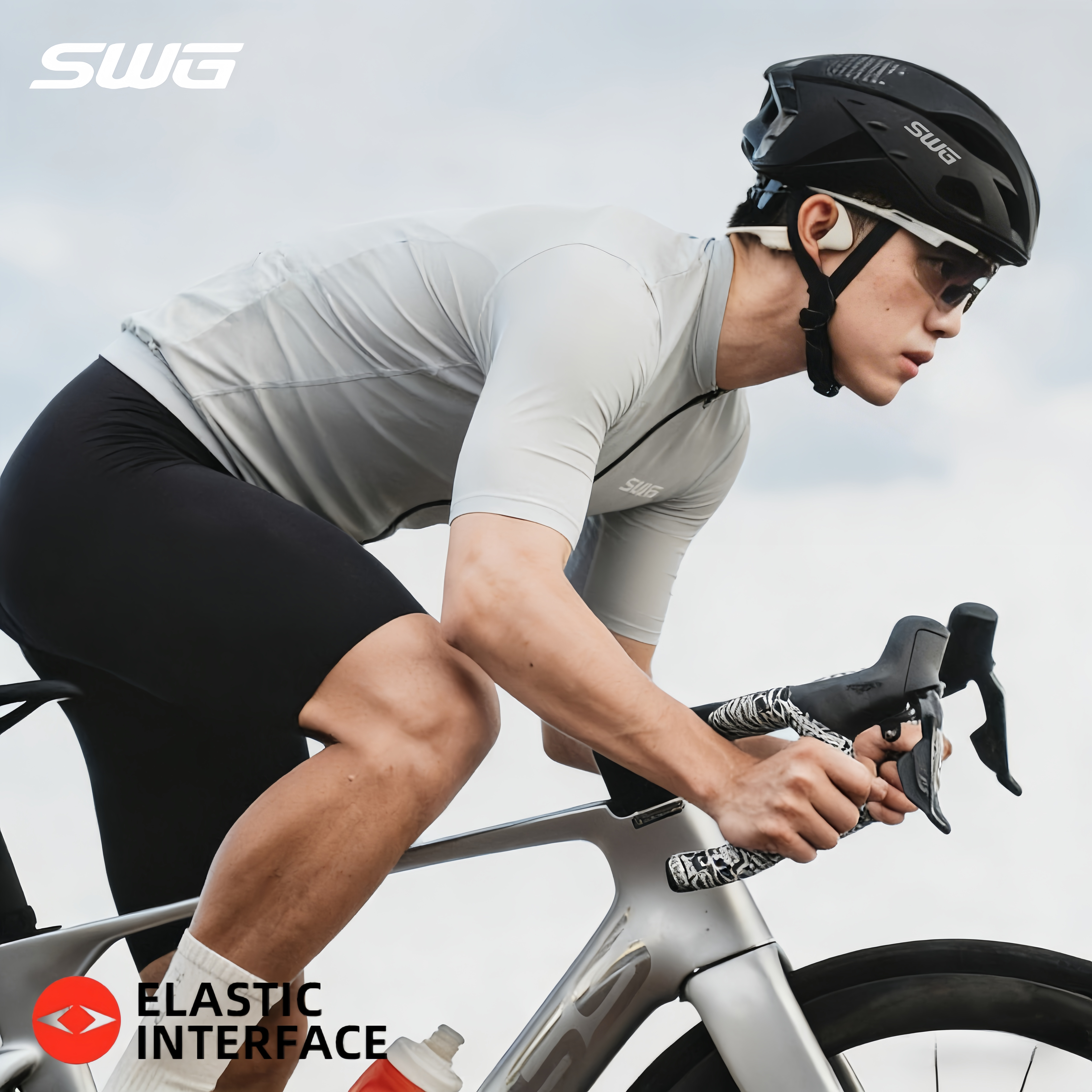 SWG铭胜骑行服男女春夏季短袖防晒透气速排汗公路自行车骑行上衣