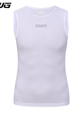 SWG骑行服排汗衫男款透气公路车骑行背心自行车运动打底速干衣