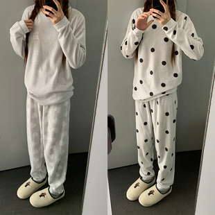 IMA 店主推荐 K睡衣薄款 亲肤不起球不变形 绒面